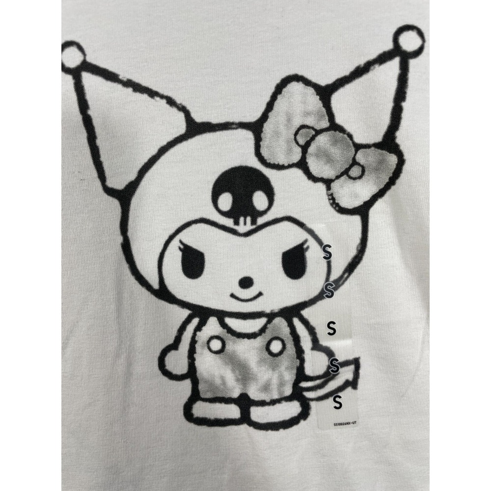 Uniqlo Hello Kitty Kuromi 50th Anniversary Graphic T-shirt Women Small White - Picture 2 of 11